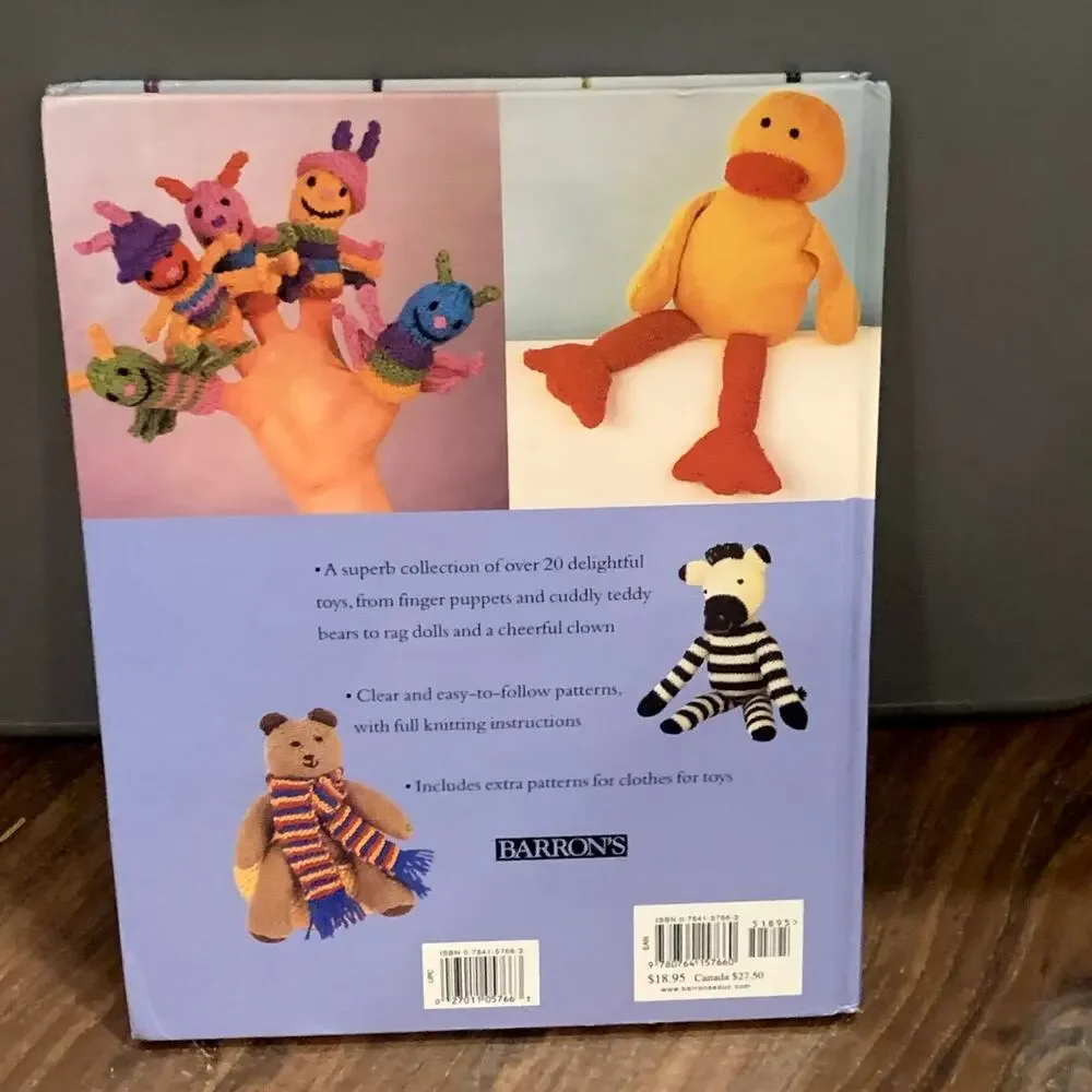 Knitted Toys Knitting Patterns Book Fiona Mctague